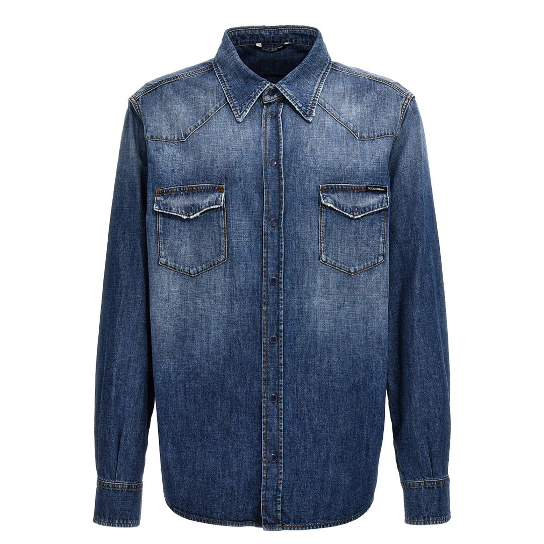 Light Blue Denim Shirt | Classic & Casual Button-Down – Men's & Women's Stylish Denim Shirt Kings Wear Apparel