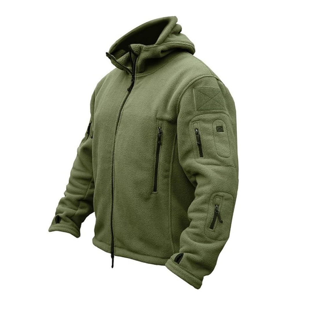 Gear Men's Warm Military Tactical Sport Fleece Hoodie Jacket - Kings Wear Apparel Kings Wear Apparel
