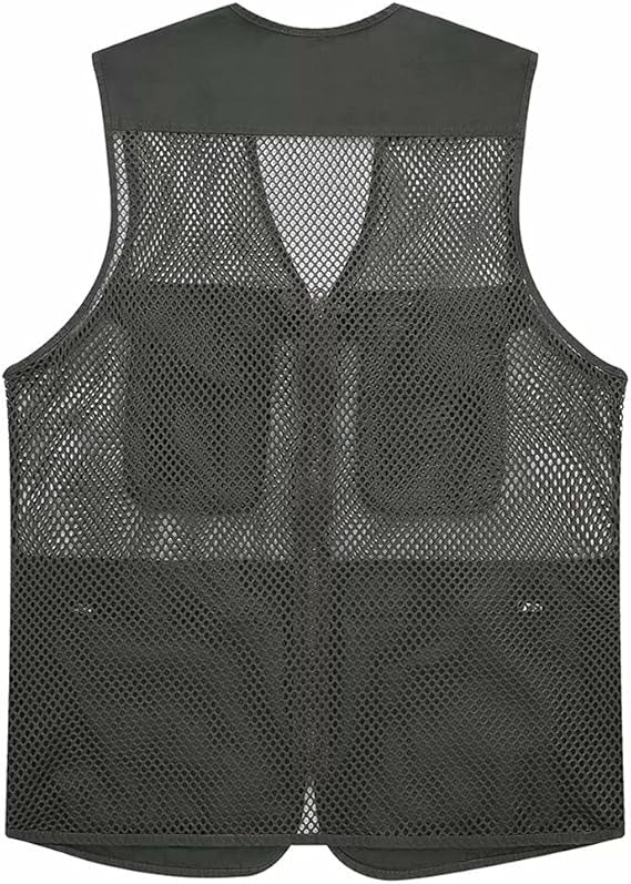 Unisex Mesh Breathable Fishing Vest | Multi-Pockets Photography & Travel Hiking Waistcoat | Kings Wear Apparel Kings Wear Apparel