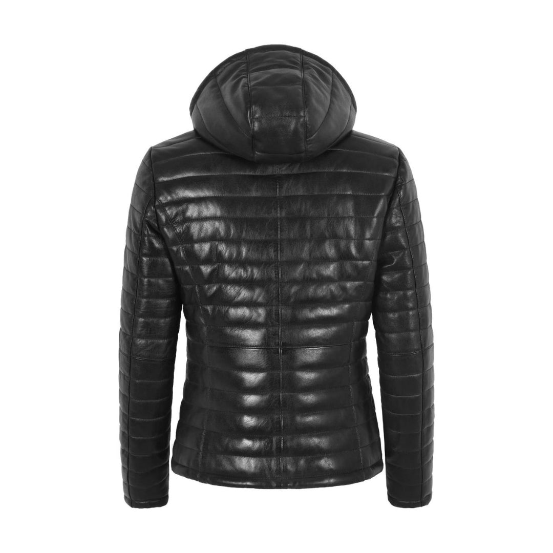 Women’s Warm Winter Puffer Jacket with Hood – Sheep Glove Touch & Dual Silver Zip Kings Wear Apparel