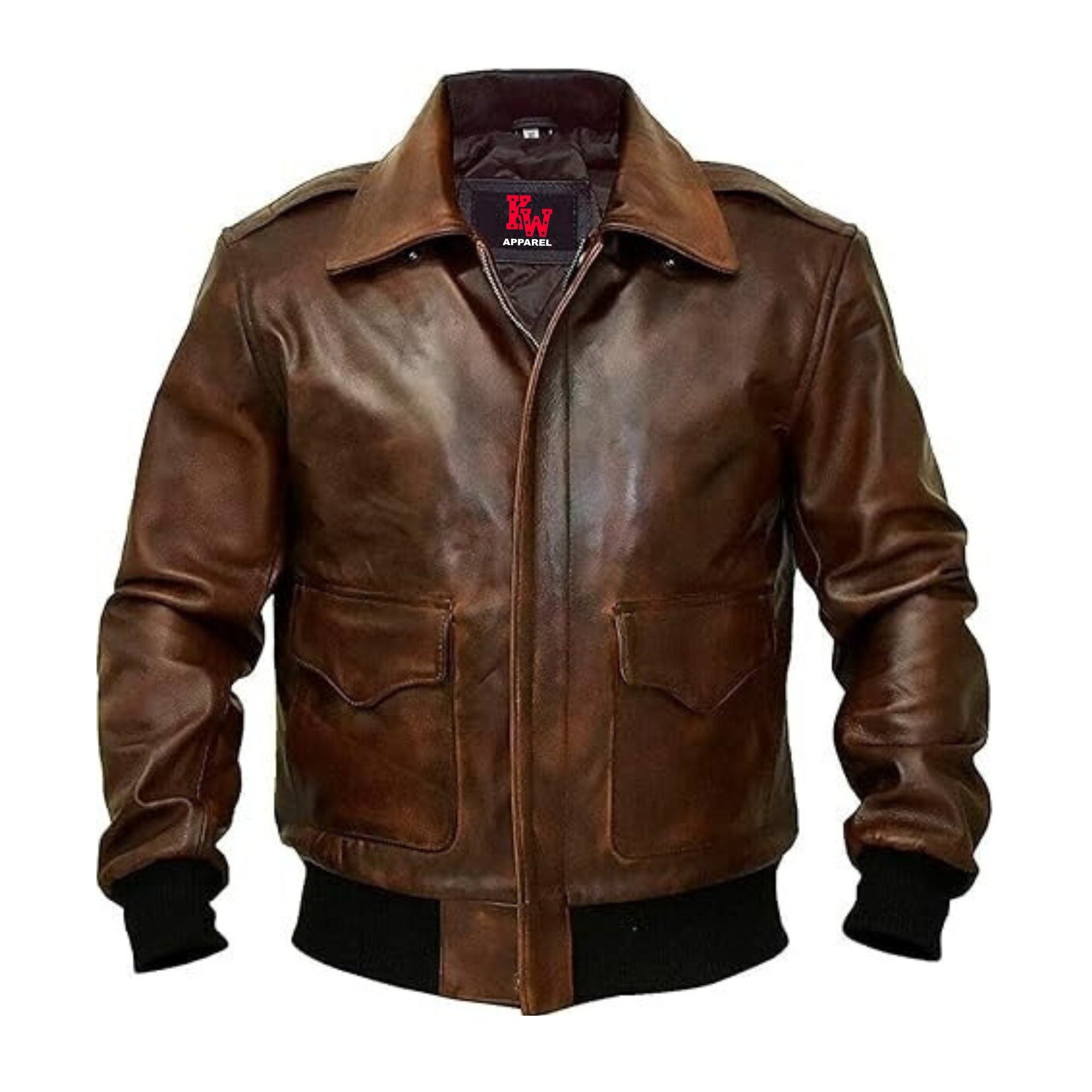 Pilot Leather Jacket
Brown Leather Jacket