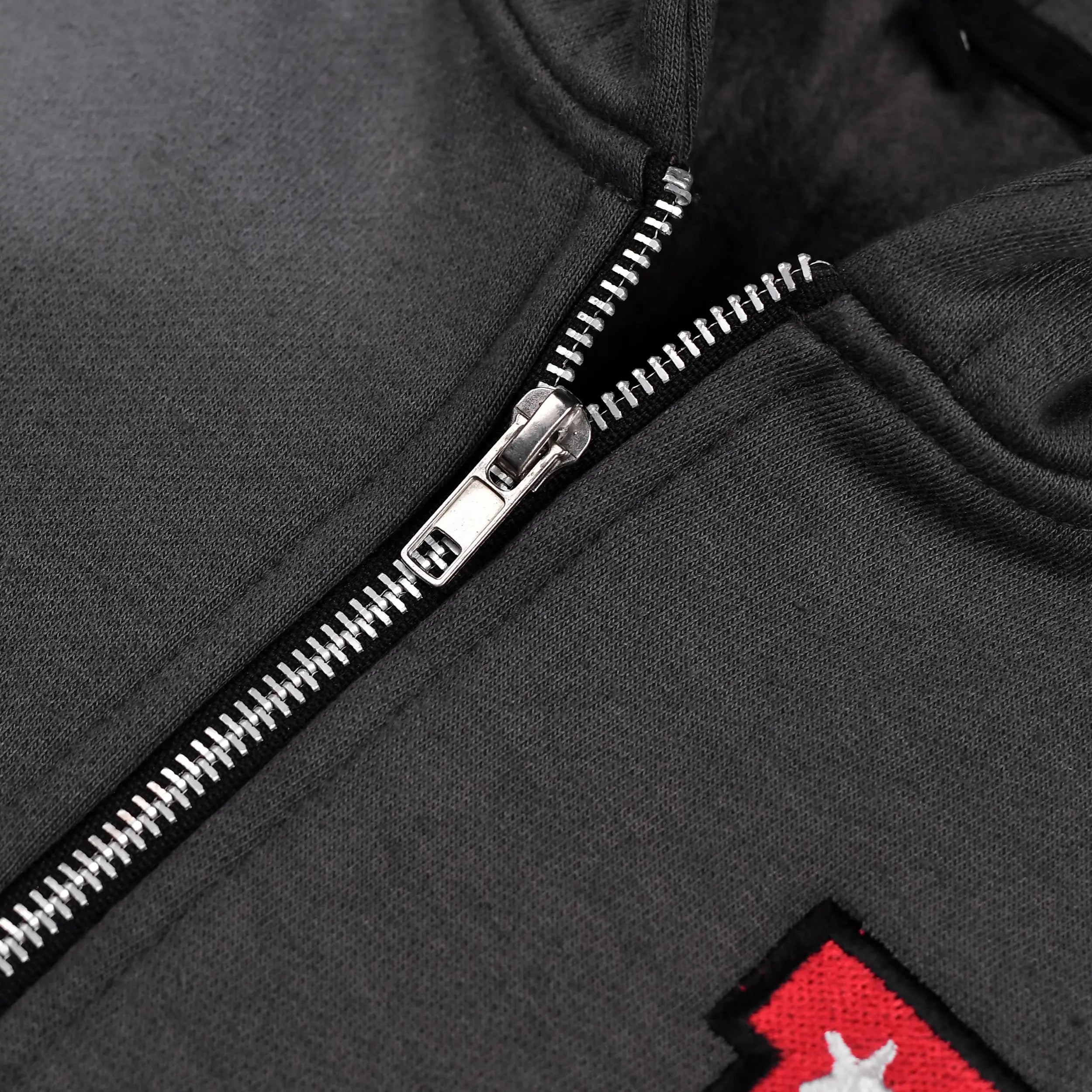 Kings Wear Men's Fleece Hoodie Pullover with Embroidered Patches Distressed Streetwear Clothing Kings Wear Apparel